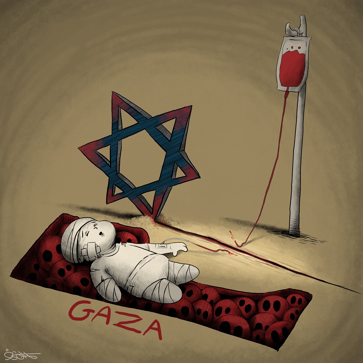 اطفال غزة امام نازية الصهـيونية 